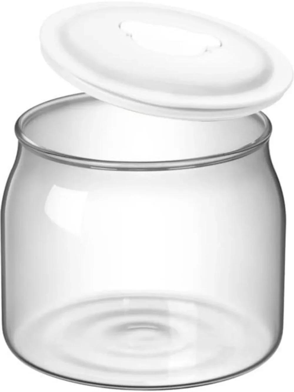 1QT Glass Yogurt Maker with Lid - Easy Homemade Yogurt & Healthy Snacks